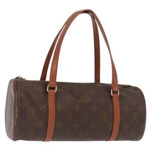 LOUIS VUITTON Monogram Papillon 30 Hand Bag M51385 LV Auth BA8766